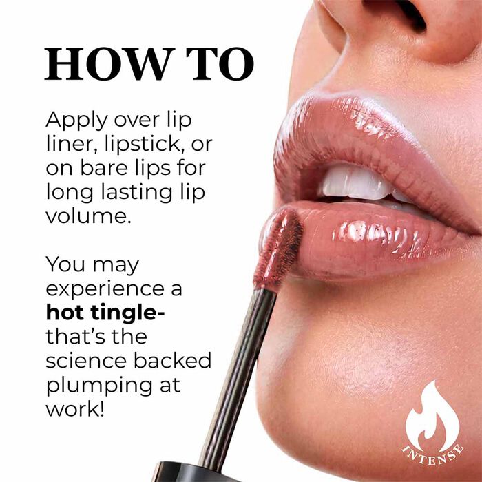 Intense Hot Kiss Lip Booster + Plumper Brown SugarBrown Sugar